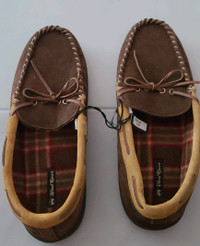 Wind River Men's Suede Handsewn Slippers Size 13