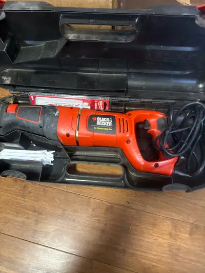 BLACK AND DECKER 7.5 AMP RECIPROCATING SAW, View more