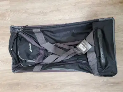 Original price $300 on eddie bauer site Open to offers Brand new never used Black duffel bag with wh...