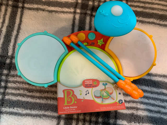 NEW Little Beats Toy Drum Set in Toys & Games in Windsor Region - Image 2