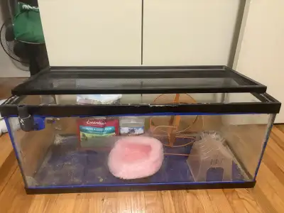 Aquarium or small animal cage, View more