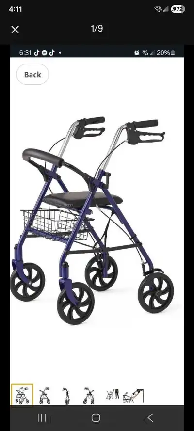 guardian walker rollator brand new, View more