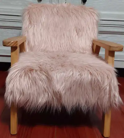 Faux Fur Kids Chair, View more