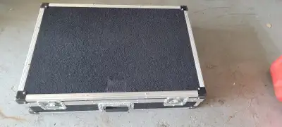Road Case for 200+ CD’s DVD’s Alum Edged 30” W x 21” D x 6-3/4” H Case is Alum Extrusion Edged, Meta...