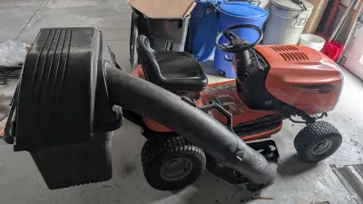 Ariens 42" Lawn Tractor with Bagger and Trailer, View more
