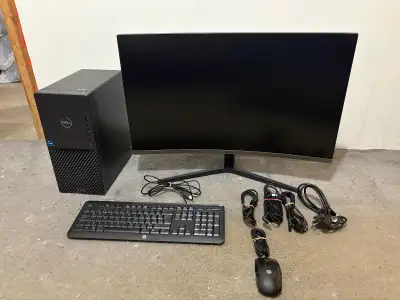 Dell XPS 8940 Desktop & Samsung 32" Monitor, View more