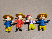 Disney Epcot Center Chip & Dale Chipmunks Figures 90's