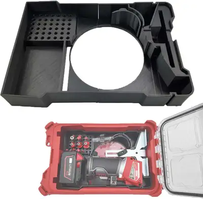 M18 Router Organizer for Milwaukee Packout Compact Organizer Too, View more