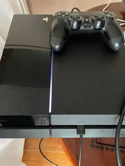 500 Gb PS4 with games w/two controllers (and parts console), View more