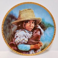 “Girl with Straw Hat” by Susie Morton Collector Plates – FREE