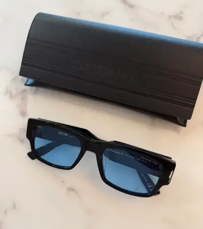 Men’s sunglasses with case and box, View more