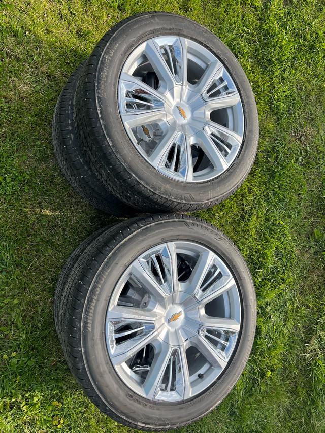 Bridgestone Alenza tires on OEM Chevrolet rims in Tires & Rims in Barrie - Image 2