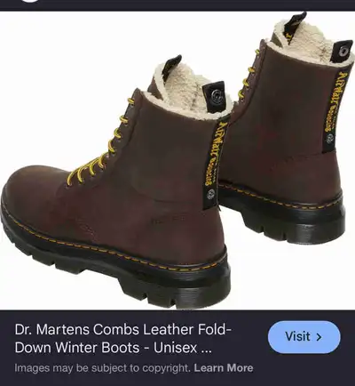 Dr. Martens Leather Boots, View more