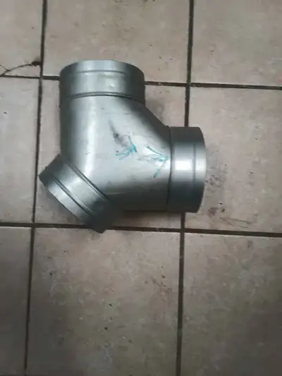 Pipe adapter 6 inch T Y, View more