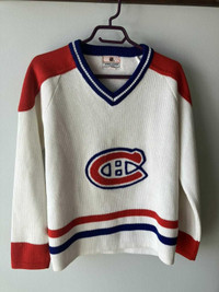 VINTAGE MONTREAL CANADIANS KNIT SWEATER