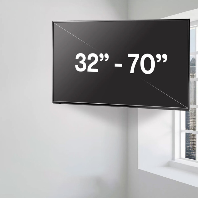 Corner TV Wall Mount for 37 to 70 inch LCD LED Plasma Screen in TVs in Burnaby/New Westminster - Image 3