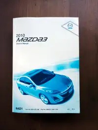 Mazda 3 2010 Owner’s Manual