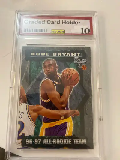 I'm offering a graded Kobe Bryant 1996-97 All-Rookie Team card, a fantastic addition to any sports m...
