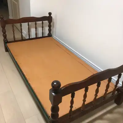 Twin bed frame, View more