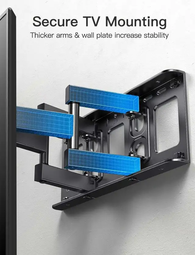 Full Motion TV Wall Mount for 26-65” TVs | Tilts & Swivels in Video & TV Accessories in City of Toronto - Image 10
