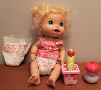 Hasbro Baby Alive Blonde Doll Talks