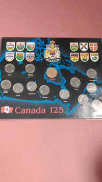 1992 Canada 125th anniversary of Confederation coin set