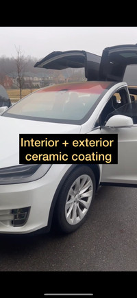 Interior + exterior ceramic coating