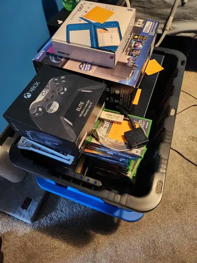 Video game and system collection lot , View more