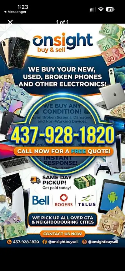 INSTANT CASH FOR IPHONE , SAMSUNG , PIXEL , IPAD, View more