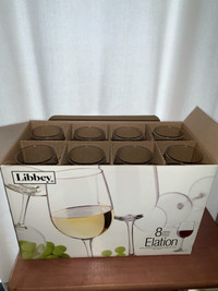 8 Libby Wine Glasses