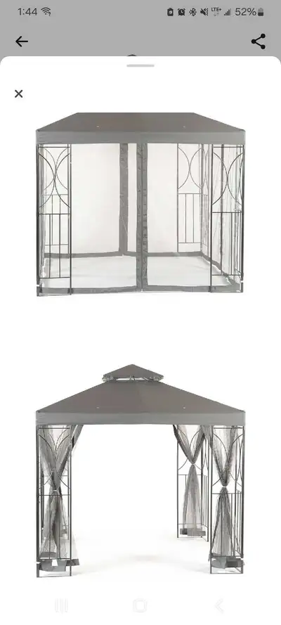 sun time metal gazebo pg01078 8.2 x8.w, View more