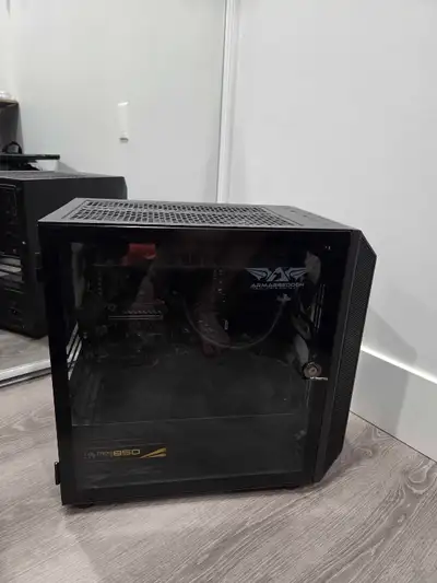 Pc case: Armageddon full aluminum Motherboard: MSI MAGB550 MORTAR Cooling: MSI liquid cooling CPU: R...