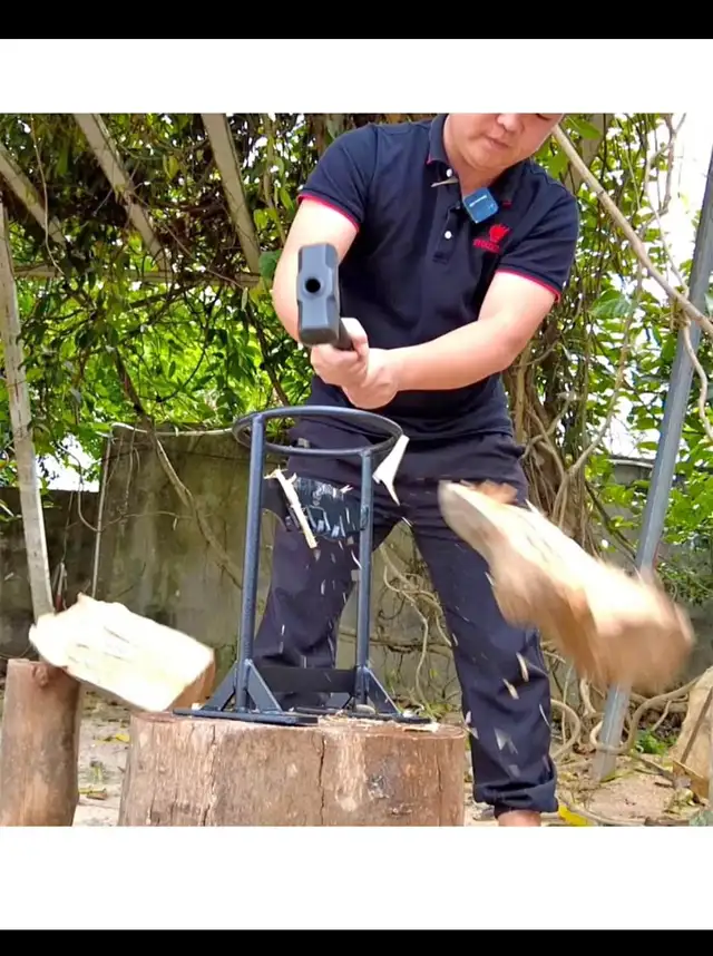 Manual Log Splitter Firewood Kindling Splitter Garden Tool Kit P in Outdoor Tools & Storage in Hamilton - Image 2