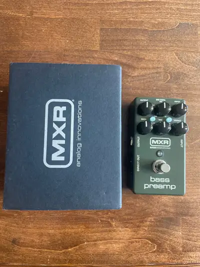 Lightly used MXR M81 Bass Preamp pedal in excellent condition. Key features include: * 3-Band EQ: Ba...