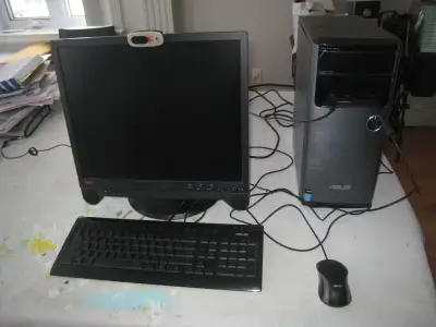Ordinateur maison Asus complet avec imprimate canon, View more