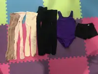 Dance Tights, top and shorts