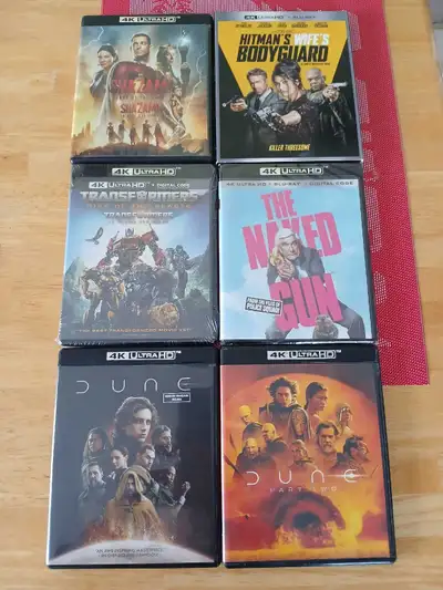 4K UHD! ASSORTED MOVIES, View more