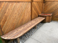 Cedar Bench or Bar Top 10 ft Long
