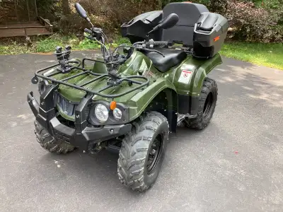2021 Hisun Forge 400 only 742 klm has a new battery and can be driven in 2 or 4 wheel drive. $2750 f...