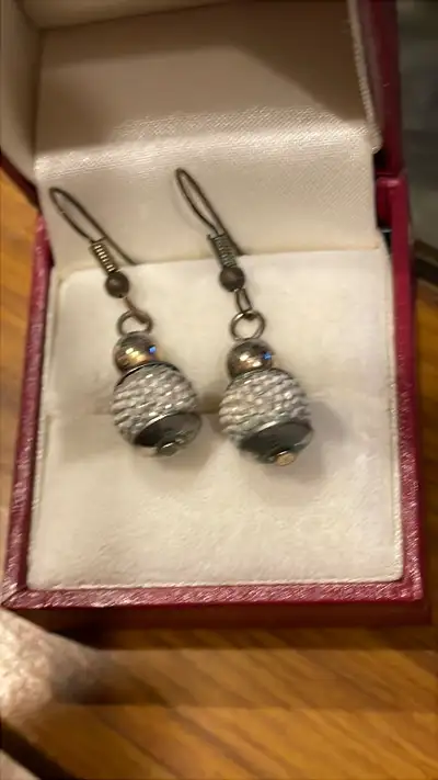 Vintage drop earrings, View more