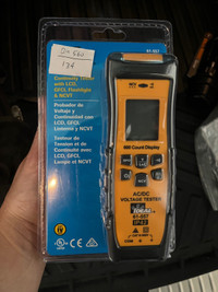 IDEAL VOLTAGE & CONTINUITY TESTER WITH LCD, GFCI, FLASHLIGHT & N