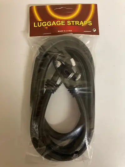 Bungie cord extra, super long.....stationary is 80”. Stretched is 104”. Great for luggage, roof rack...