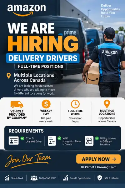Amazon Delivery Driver, View more