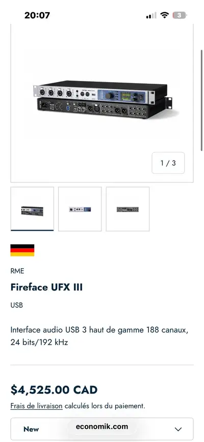 RME Fireface UFX III, View more