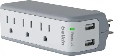 Belkin 3-Outlet SurgePlus M Charger Surge Protector BST300BG, View more