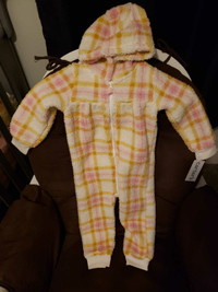NEW Carters 24 month sherpa bunting suit