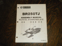 Yamaha BR250TJ Snowmobile Assembly  Manual