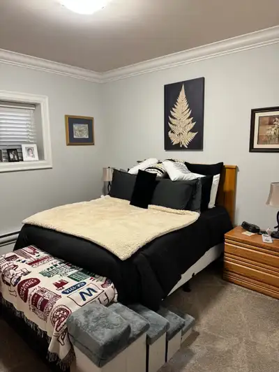 2 Bedroom +den and 1 washroom basement for rent June 1 2025 in South Surrey. Rental is close to US b...