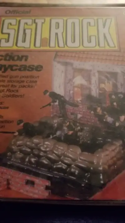 Vintage 1981 REMCO Sgt Rock Action Playcase DC Comics Toy, View more