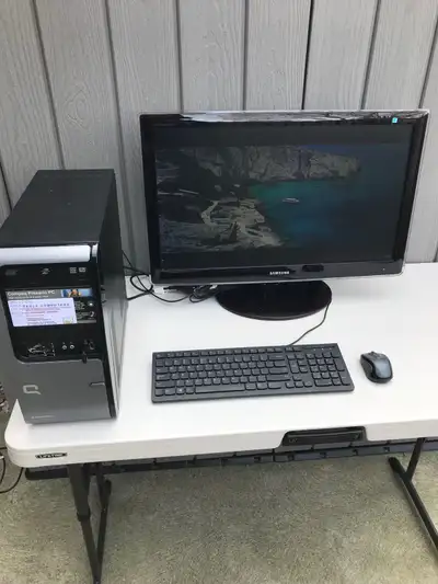 HP Compaq upgraded desktop pc . AMD 3.70Ghz Cpu 4gb ram 1TB HDD Windows 10 Pro. Works great. Call 51...